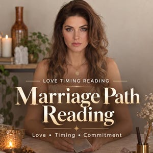 Marriage Path Reading & Wedding Timeline Sketch – Commitment Forecast, Timing, Steps to Marriage