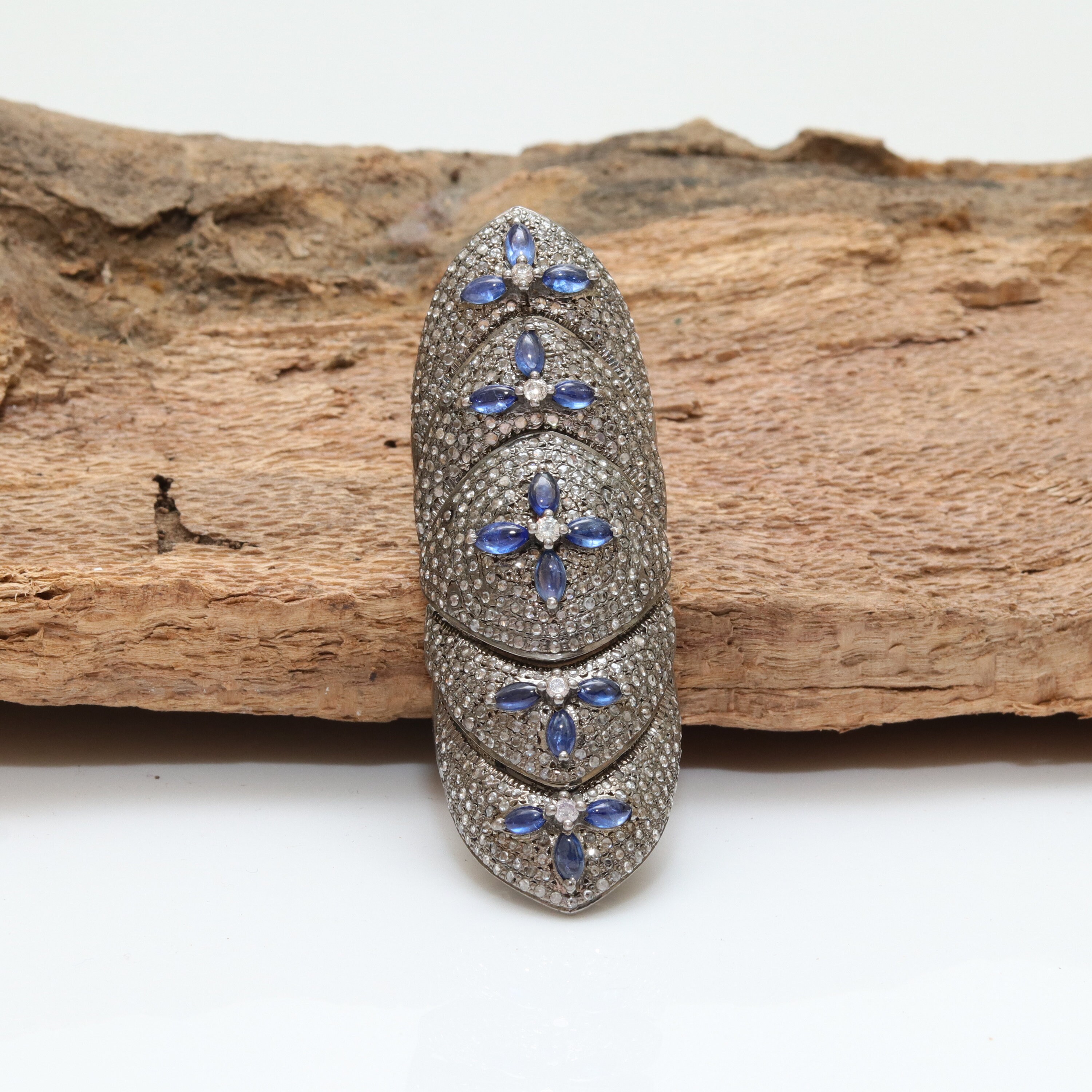 Long hot sale knuckle rings