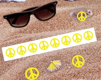 Peace Sign Tanning Stickers Peace Spray Tan Stickers, Tanning Bed Decals, Laying Outdoors,  Airbrush Mobile Spray Tan Artist Gifts For Her