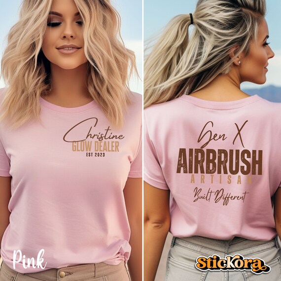 Gen X Airbrush Artisan T-Shirt: Retro Style Tee