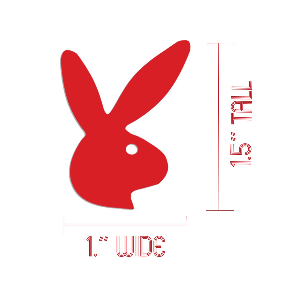 Bunny Spray Tanning Stickers Facing Right Highquality Vinyl Etsy