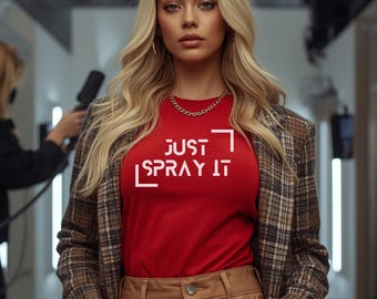 Spray Tan Artist, Just Spray It Tee, Comfort Colors Shirt, Spray Tan Artist Gift, Spray Tan Artist, Gift for Spray Tanner