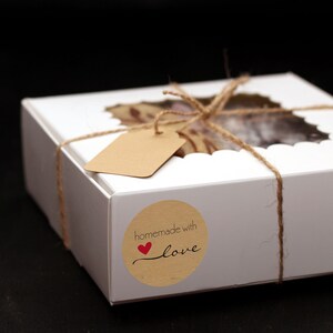 Homemade Stickers Home Made with Love Stickers For Homemade Gifts Baked Goods Gifts Hand Made Gifts Homemade Christmas Gifts Homemade Soap Homemade Candles