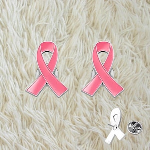 Pink Breast Cancer Awareness Brooch Pink Ribbon Awareness Pin For Lapel Pink Breast Cancer Pin