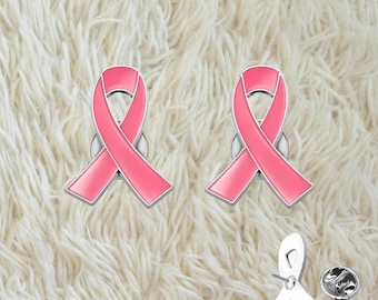 Pink Breast Cancer Awareness Brooch Pink Ribbon Awareness Pin For Lapel Pink Breast Cancer Pin