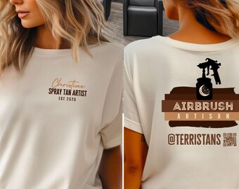 Airbrush Artisan T-Shirt: Artisan Spray Tan Artist Apparel