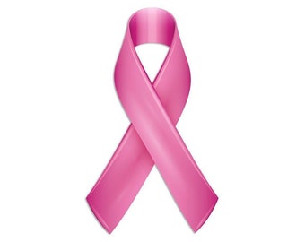 Breast Cancer Awareness Stickers Official Pink Ribbon Stickers Full Color & Vibrant Perfect for Fundraisers, Sports Teams, Pink Ribbon Decal