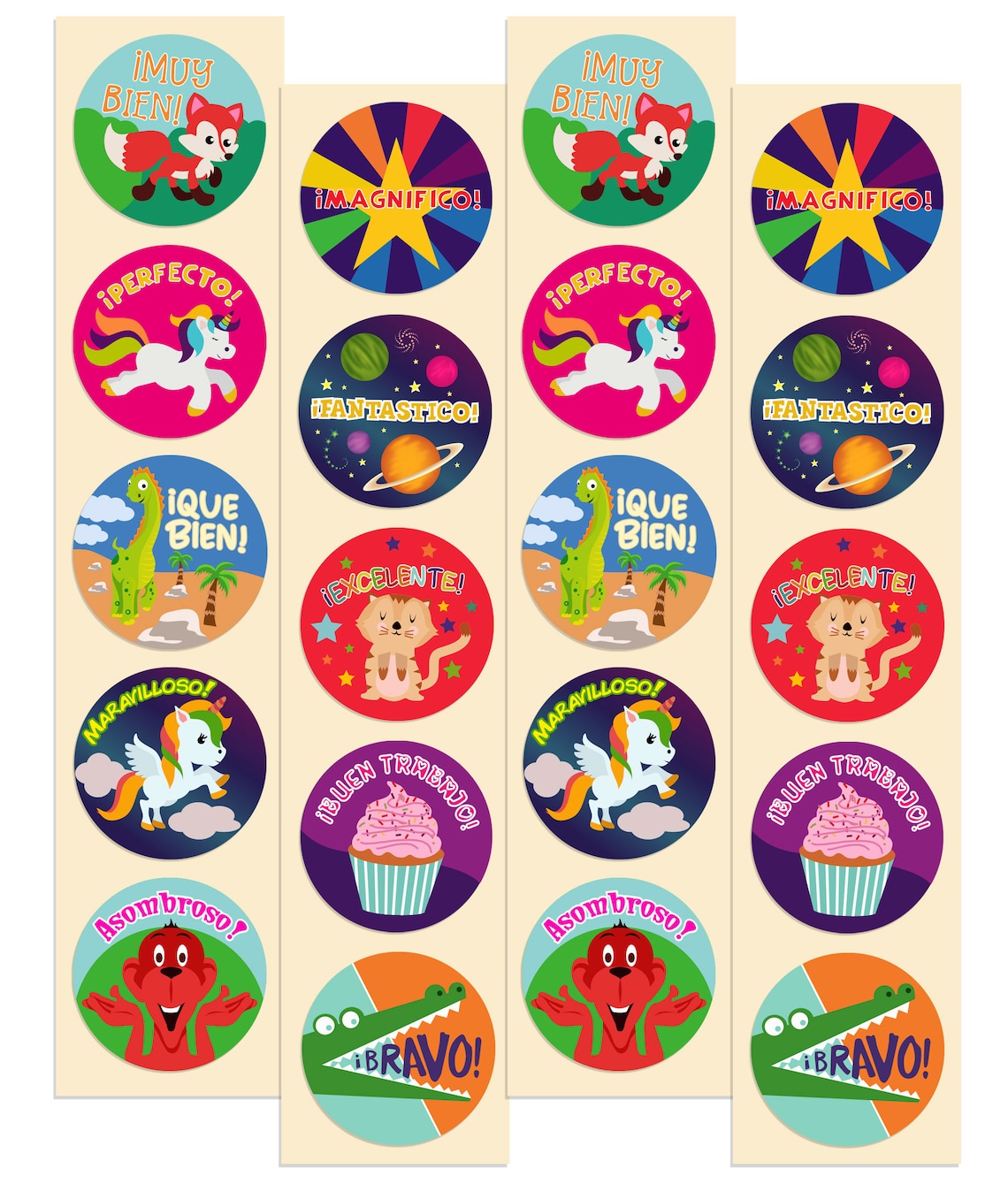 spanish-reward-stickers-1-5-round-encouragement-etsy