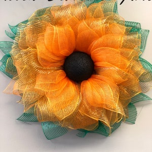Zoe Great Gift! Elegant Spring Summer Wreath with Orange Flowers /& Butterflies