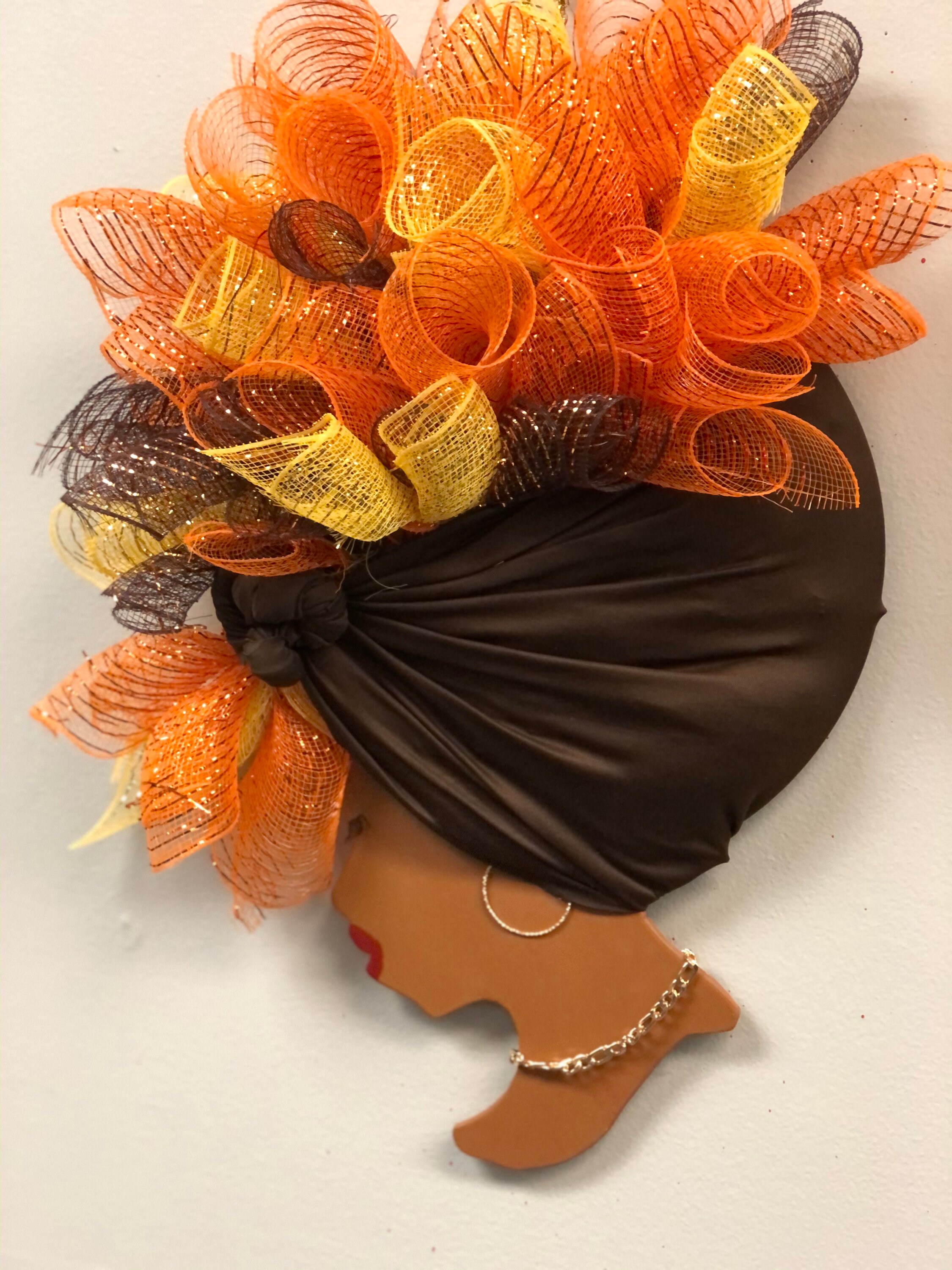 How To Make A Black Diva Wreath