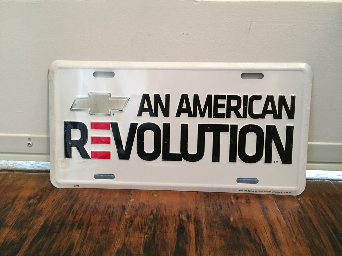 Chevrolet Vintage Reproduction Metal License Plate | Etsy