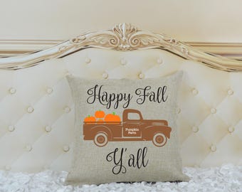 Fall Pillow Cover, Fall Pillow, Fall Decor, Pillow Cover, Decorative Pillow, Autumn Pillow, Gift For Her, Thanksgiving Pillow, Handmade