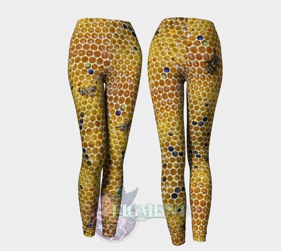 Honeycomb Leggings Bee Leggings 