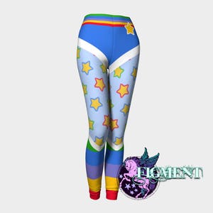 Retro Rainbow Leggings - XS - 5X - Rainbowbrite Cosplay, Rainbowbrite Tights, 80's Costume, Plus Size Cosplay, Plus Size Leggings, rainbow