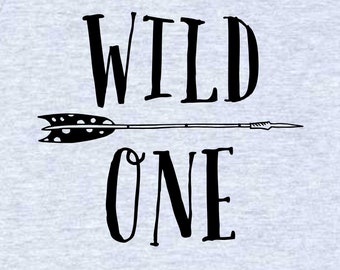 Wild One Birthday Shirt, Wild One shirt, 1st Birthday shirt,  First Birthday party, baby boy clothing - Wild One Party