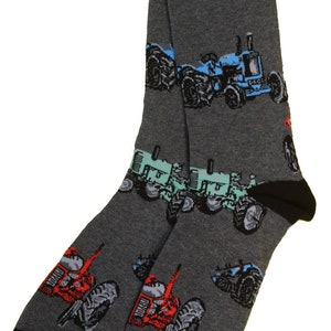 Quality Socks Tractors Farming Themed Mid Calf Socks Design Unisex Perfect Gift