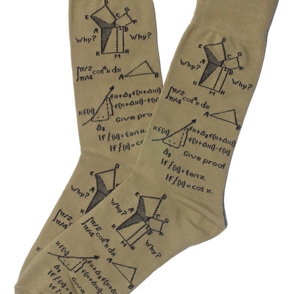 Quality Socks Mathematics Maths Formula Mid Calf Socks Unisex Perfect Gift