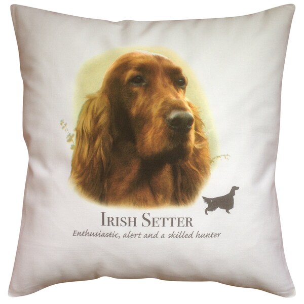 Irish Setter Pillow Etsy