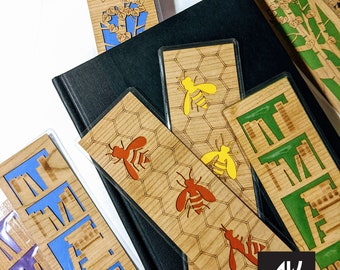 Laminated Cherry Wood Bookmarks