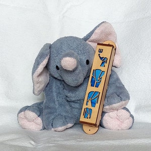 Elephant Mezuzah - 1 in  / Baby naming / Housewarming