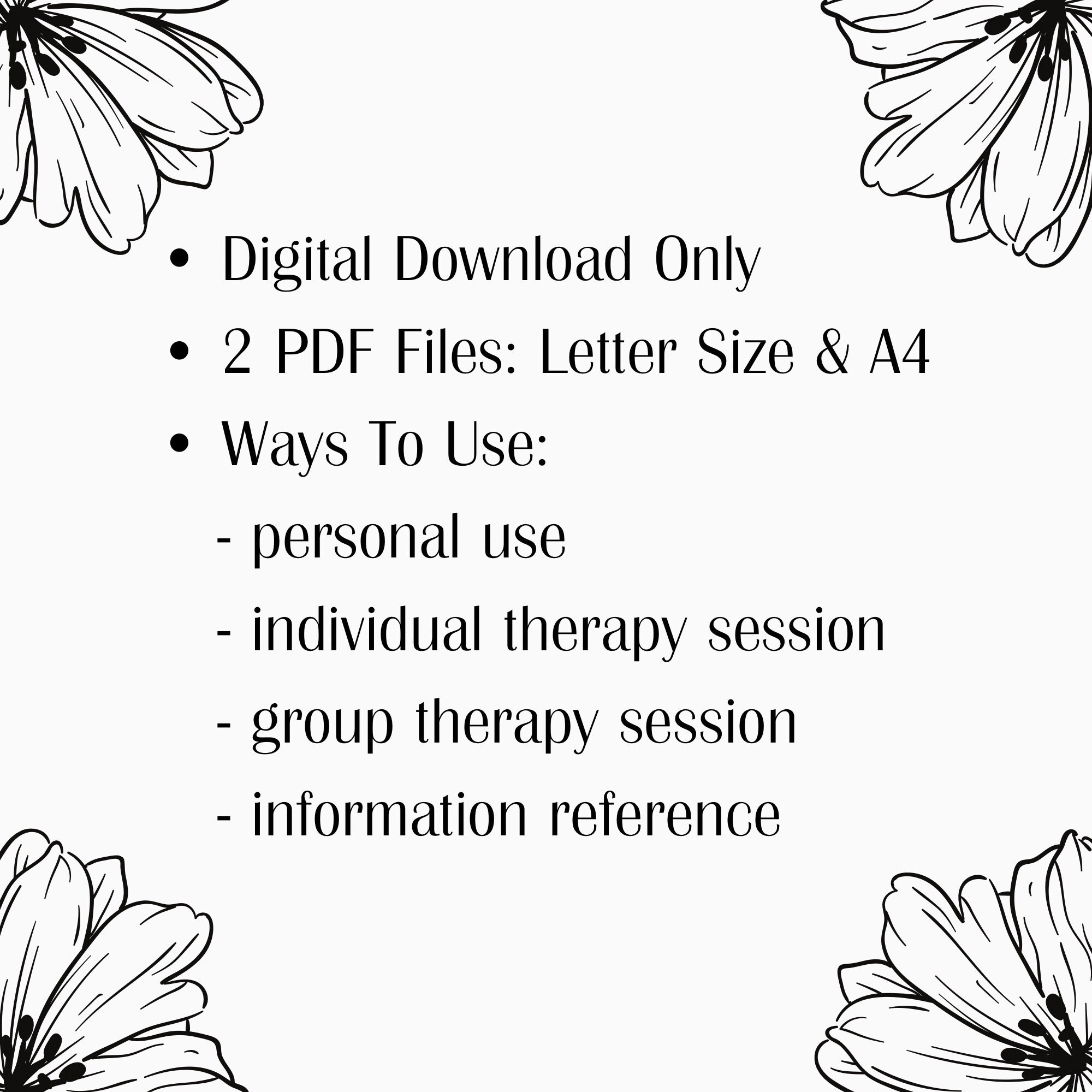 Wellness Handout.pdf Dimensions of Wellness Therapy Handout Counseling - Etsy Australia