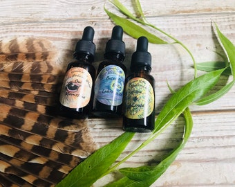 Willow, Owl and Buttwrfly Essence - Celtic Medicine Wheel Essence, Tree Essence, Animal Guide Essence, made in Cornwall UK