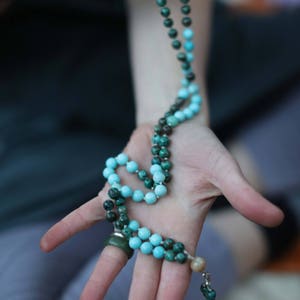 Custom Made Birthday- Star Sign -  Mala Necklace - Zodiac Mala, 108 mala, Zodiac Gemstone Mala Necklace, Cornwall UK