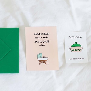 Bebés increíbles | Tarjeta de nuevo bebé