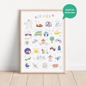 Een leerzame ABC print en een leuke manier om de letters te leren