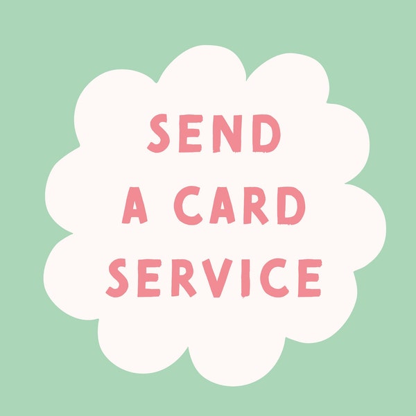 Send a card service | Kaartje versturen | Greeting card with handwritten message | Handgeschreven wenskaart sturen