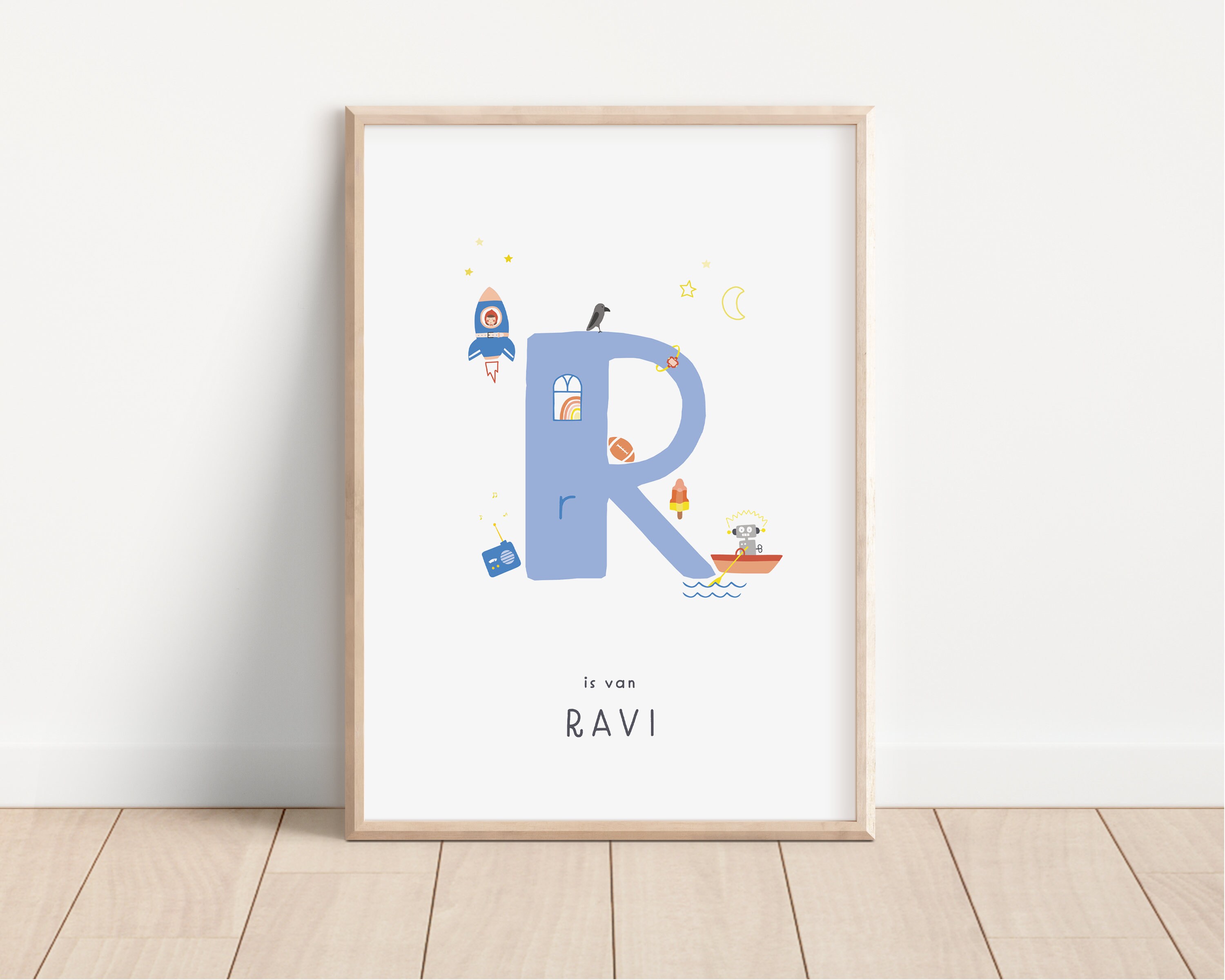Boyish Letter R Letter R | Alphabet R Print | Personalized First Name Print | Cheeky ...