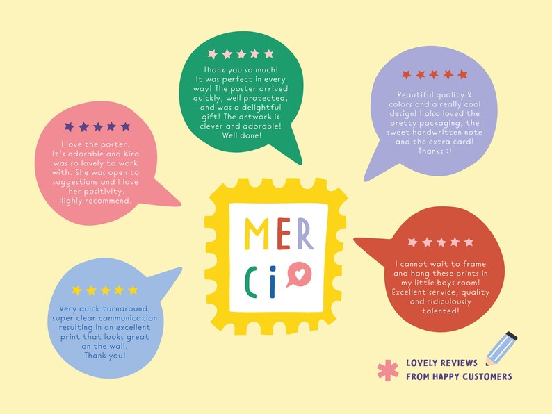 Lovely reviews from happy customers for Shop van Kira