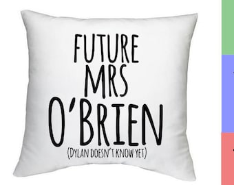 Future mrs O'Brien- decorative pillow case - Teen Wolf, Dylan O'Brien