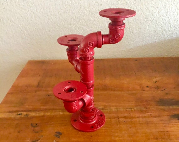 Industrial Pipe Candle Holder - Perfect gift idea!