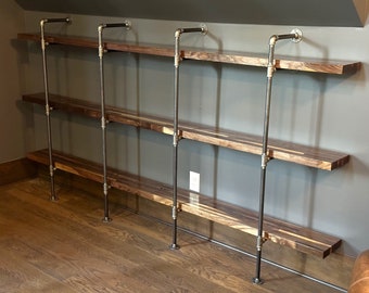 Original Authentic Iron Pipe Shelving Kit, Premium Quality with Free Shipping!
