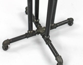 Industrial Pipe Table Base Kit, Available Heights - 20", 22", 24", 26", 28", 30", 32", 34", 36", 38", 40", 42", 44"