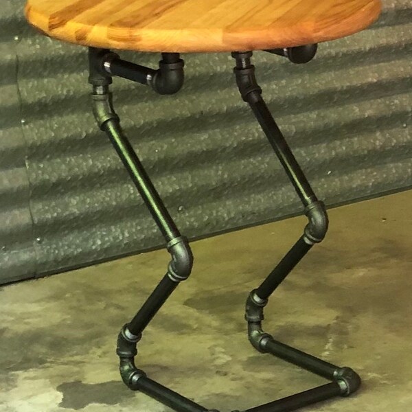 Industrial End Table Etsy