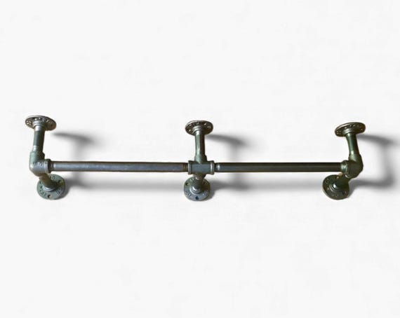 Industrial Grade Heavy Duty Pipe Bar Foot Rail Kit - 1” Pipe x 6" Tall x 6" Deep x 48", 60", 72", 84", 96", 108", 120", 132", or 144" long