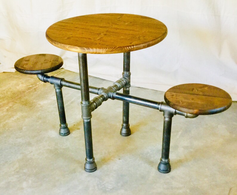 Industrial Design Black Pipe Table diy Parts Kit Etsy UK