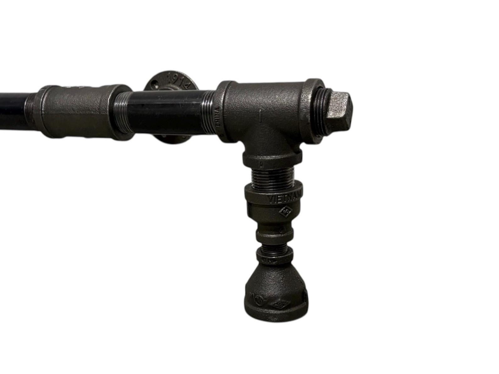 Pipe Foot Rests IRON Industrial Pipe Bar Foot Rail, Foot Rest - Kitchens, Bars ...