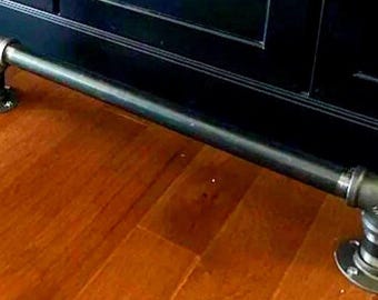 David A. - Industrial Pipe Foot Rail Dark Gray