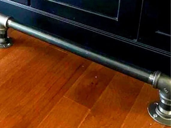 David A. - Industrial Pipe Foot Rail Dark Gray