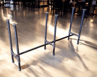 Industrial Pipe Table Base Kit, 3/4" x 66" long (select height and depth in dropdown menu)
