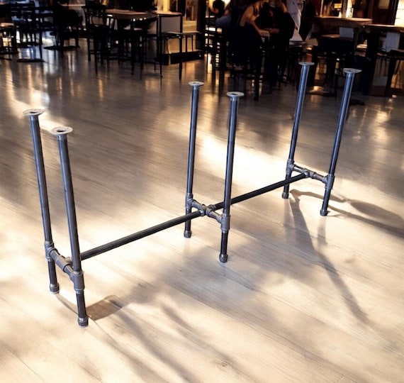 Industrial Pipe Table Base Kit, 3/4" x 66" long (select height and depth in dropdown menu)