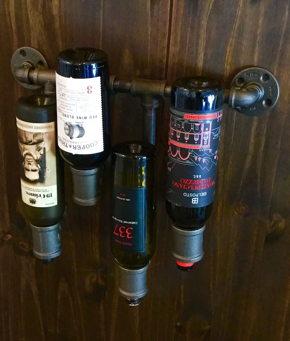 Black Pipe Wine Rack, Ready to Ship for the Holidays!