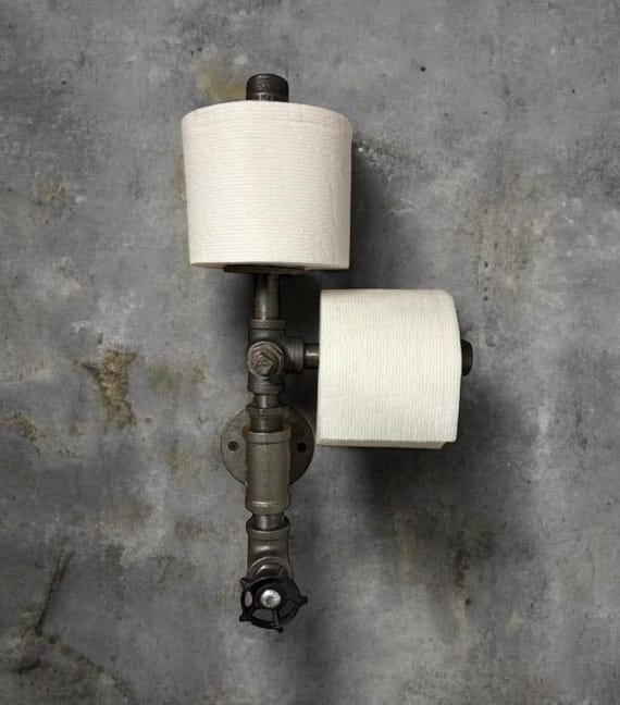 IRON Pipe Toilet Paper Holder