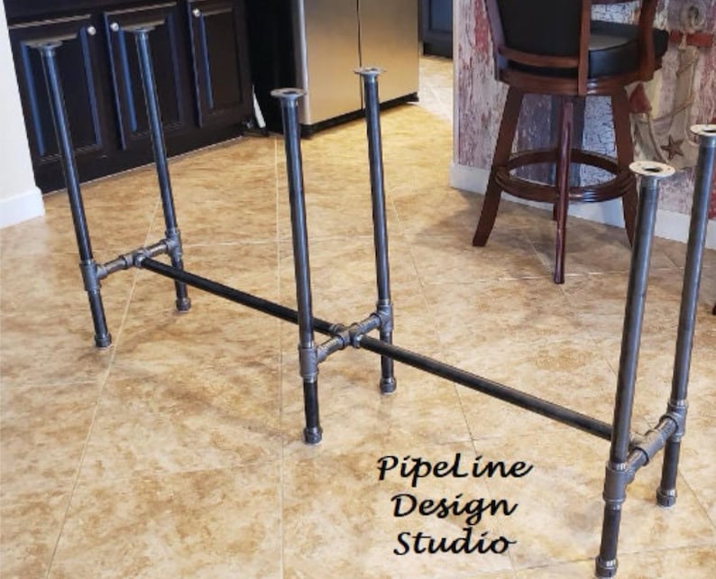 Industrial Pipe Table Base Kit, 3/4