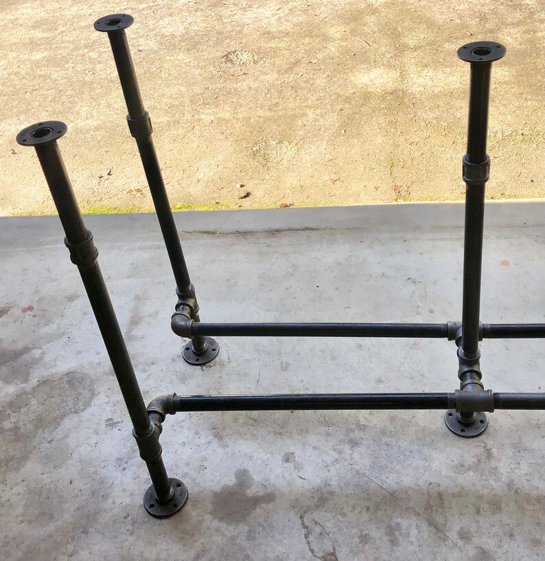 Black Pipe Table Base DIY Parts Kit 3/4 Etsy