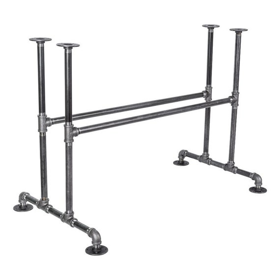 Black Pipe Table Base -"DIY" Parts Kit,
