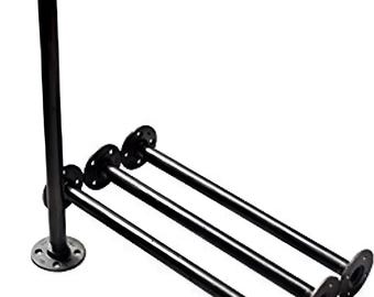 Industrial Pipe Table Legs - Sturdy Metal Desk & Table Supports, Choose Custom Length for DIY Furniture